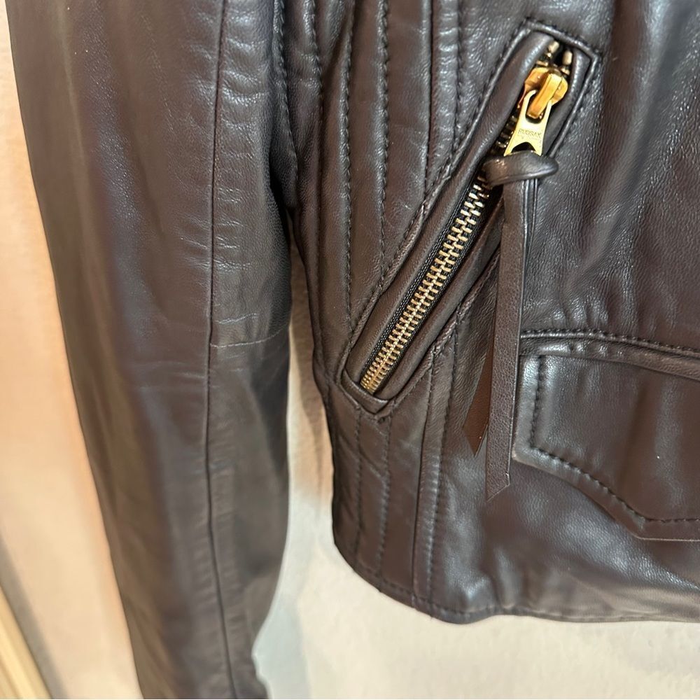 Rudsak | XS | black cropped leather jacket - Picture 6 of 14